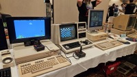 Commodore 128D, Tandy TRS-80 Model 4, Amiga 3000