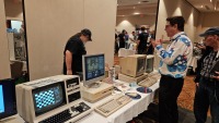 Ethan brought his Amiga 3000, 1000, and a unique towerized 2000