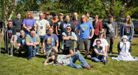 The official VCF Midwest 2023 Retrotech Crew group photo