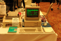 It's nice to see the Commodore PC compatibles on display, they don't get enough respect